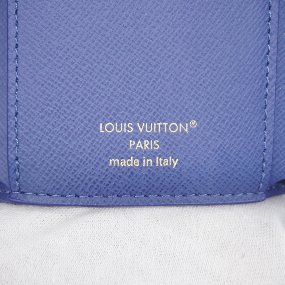 Louis Vuitton Tri-fold Wallet Monogram Denim Portefeuille Victorine M13212 Bl... - Picture 4 of 7